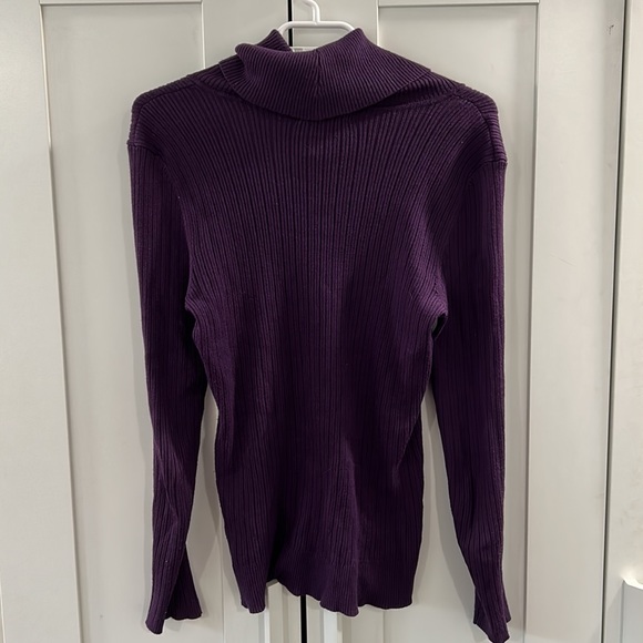Turtleneck in royal purple - Picture 6 of 6